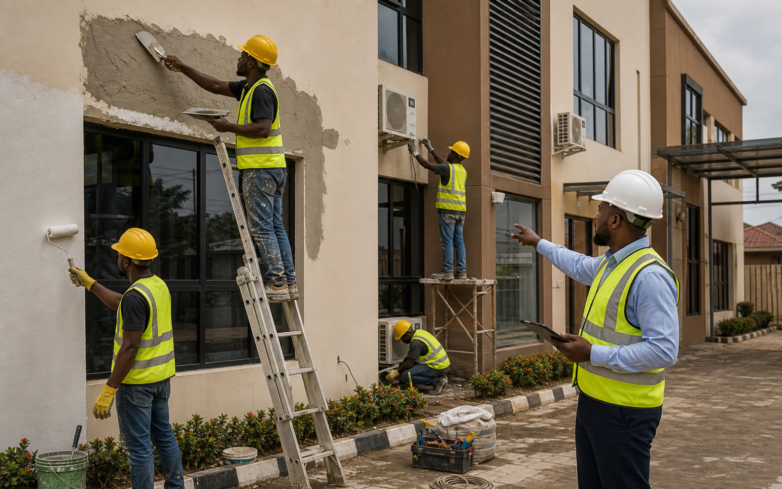 Building Maintenance construction service visual