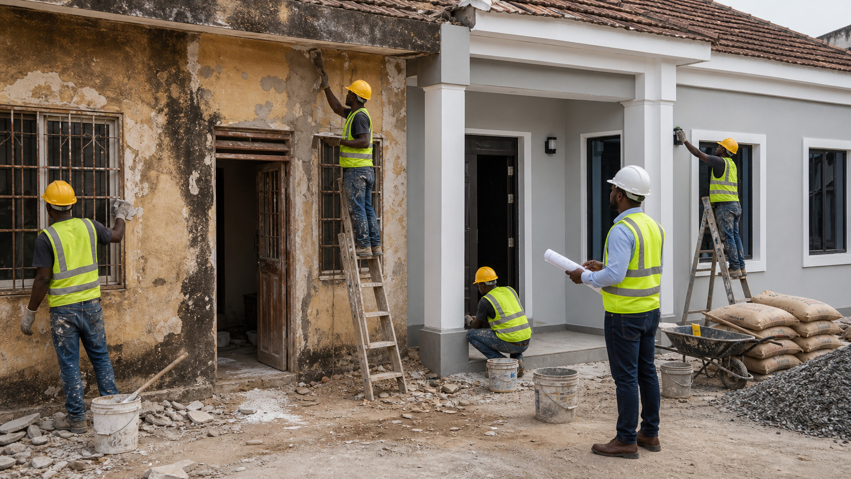 Before and After Renovation Planning construction project image